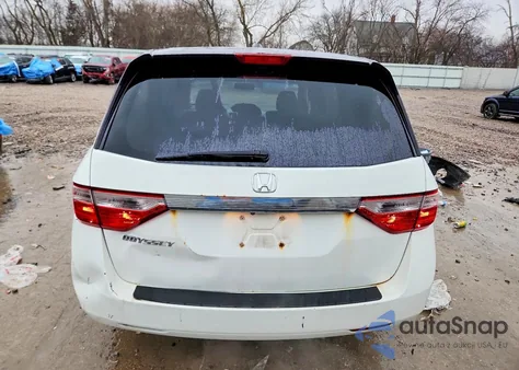 2012 Honda Odyssey Exl из США, поврежденный, VIN 5FNRL5H60CB015947